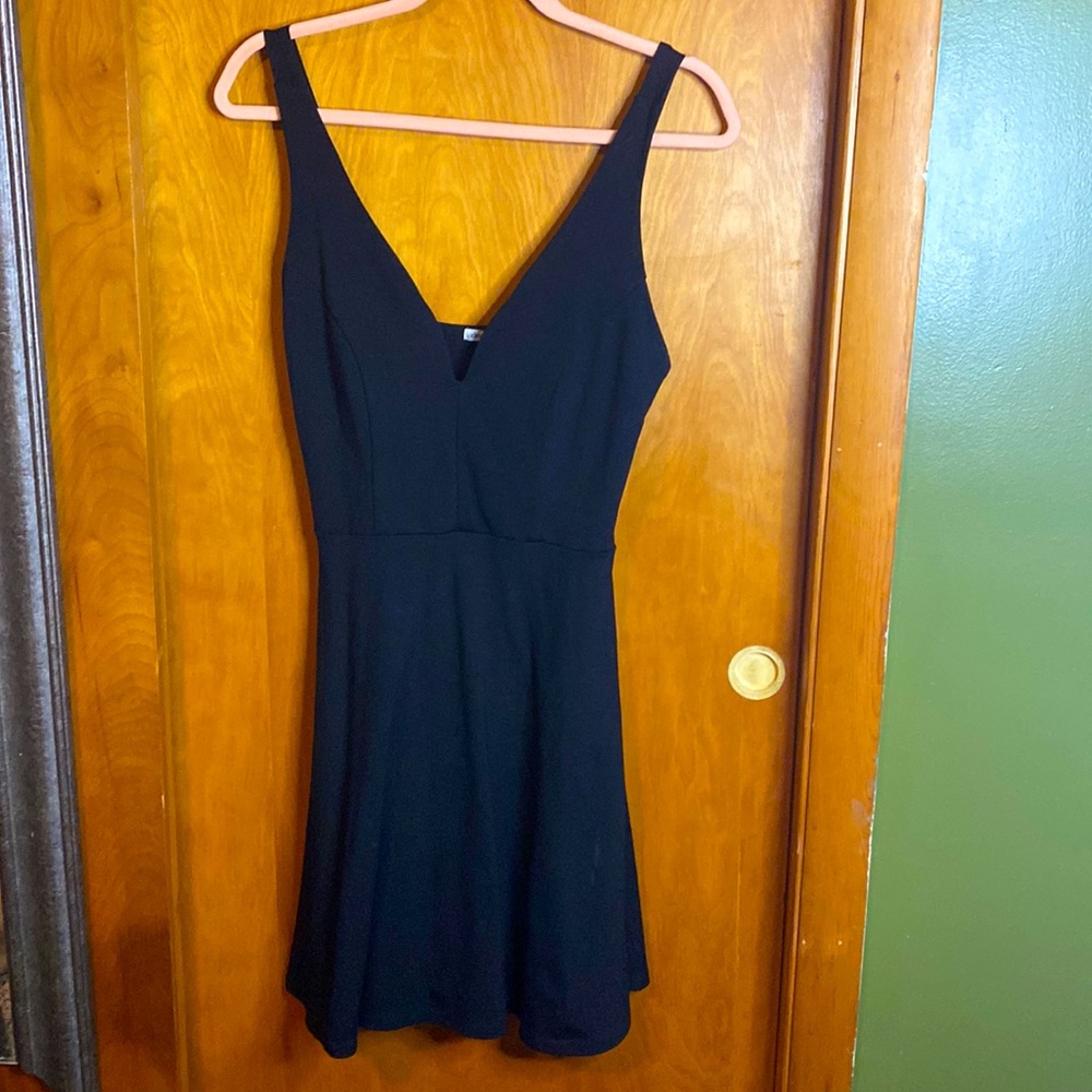 Charlotte Russe black skater dress